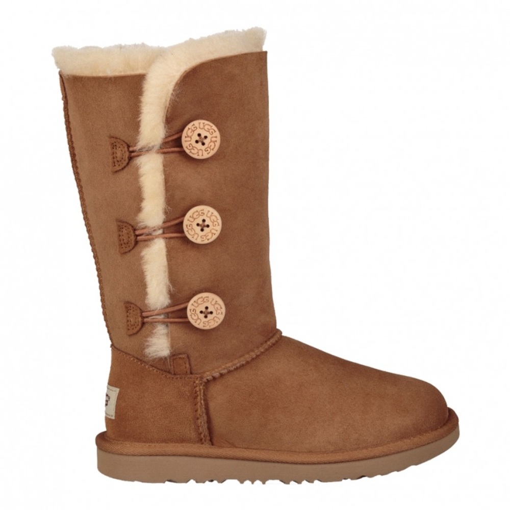 UGG Bailey Button II Triplet chestnut boots 3
